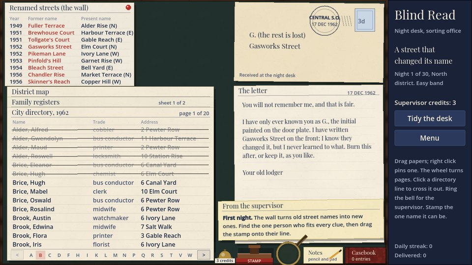 Blind Read screenshot