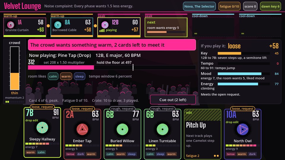 Setlist screenshot