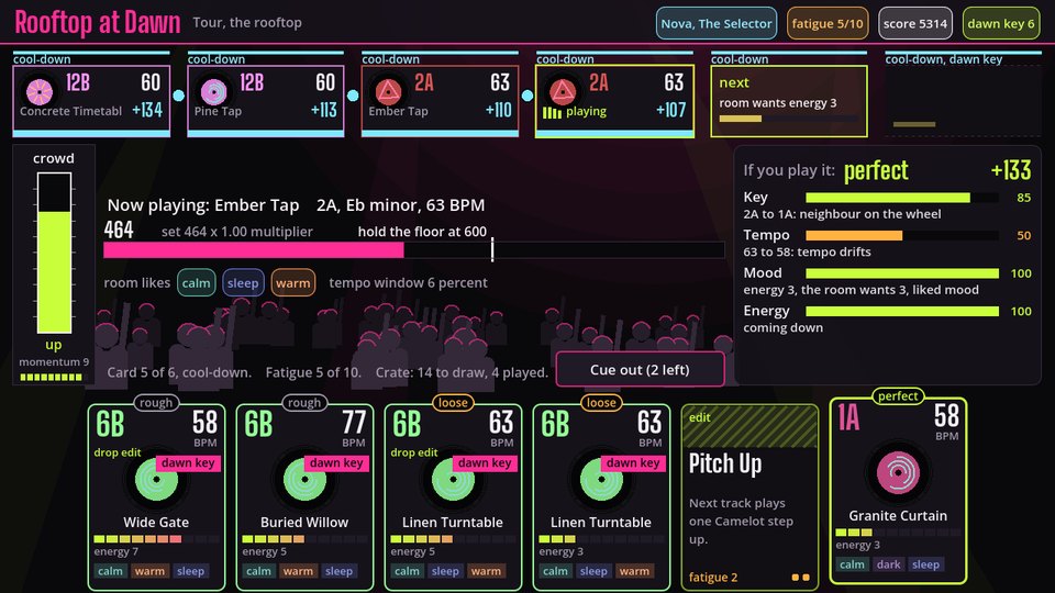 Setlist screenshot