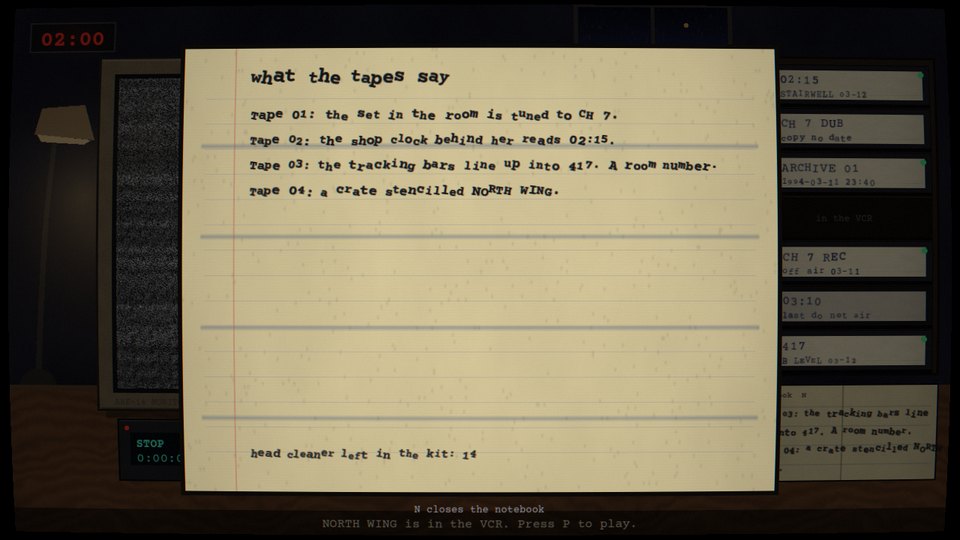 Tracking screenshot