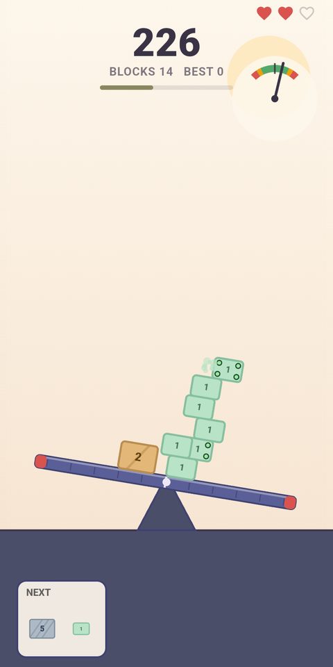 Stack 'n' Balance gameplay