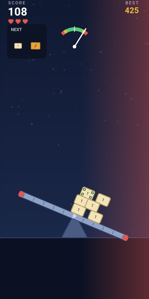 Balance Blocks gameplay