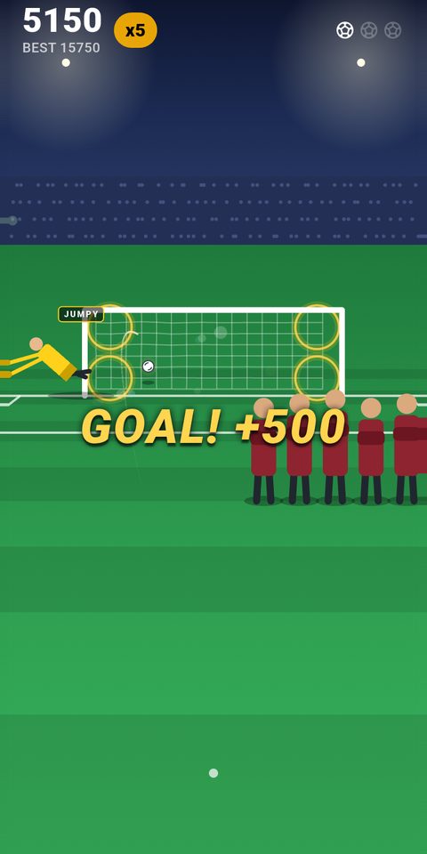 One-Tap Soccer gameplay
