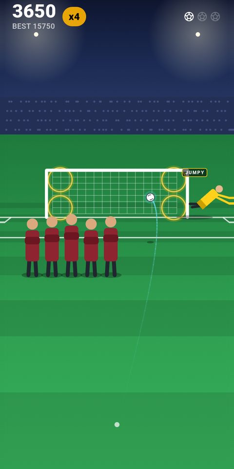 One-Tap Soccer gameplay