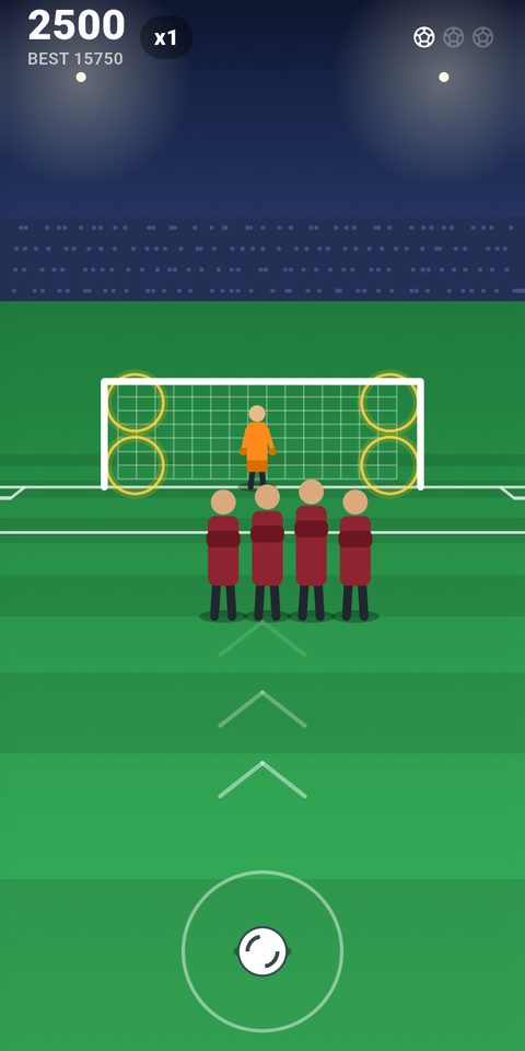 One-Tap Soccer gameplay