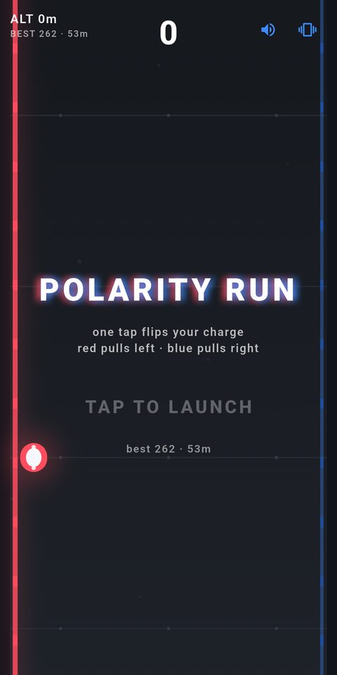 Polarity Run gameplay