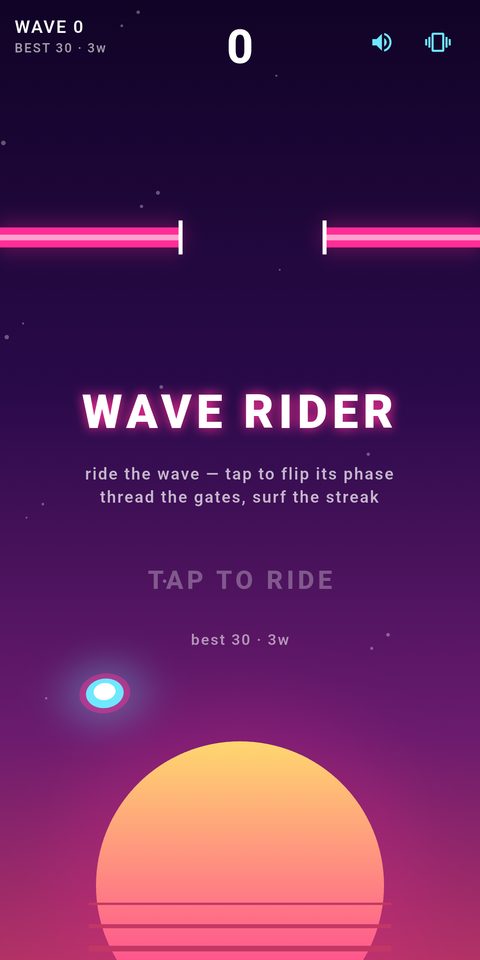Wave Rider gameplay